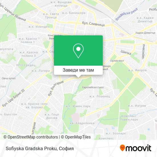 Sofiyska Gradska Proku карта