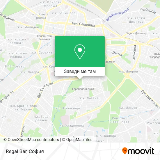 Regal Bar карта