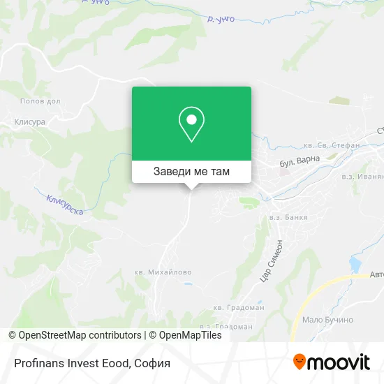 Profinans Invest Eood карта
