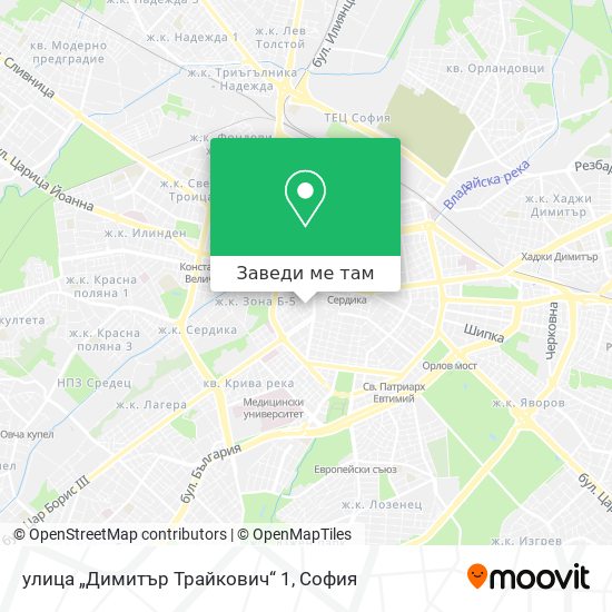 улица „Димитър Трайкович“ 1 карта