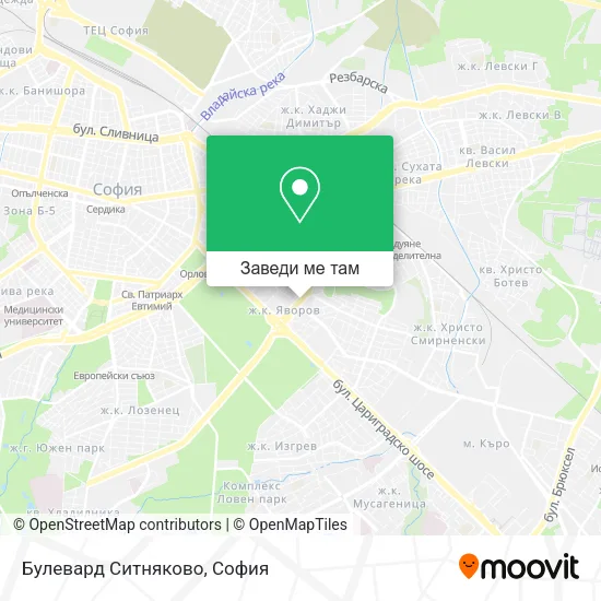 Булевард Ситняково карта