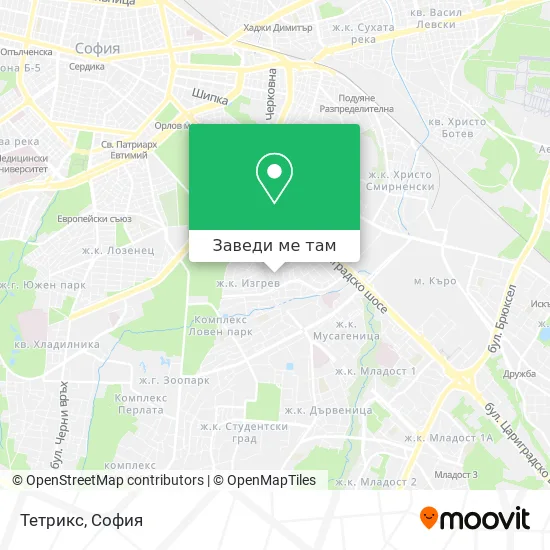 Тетрикс карта