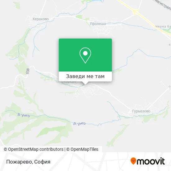 Пожарево карта