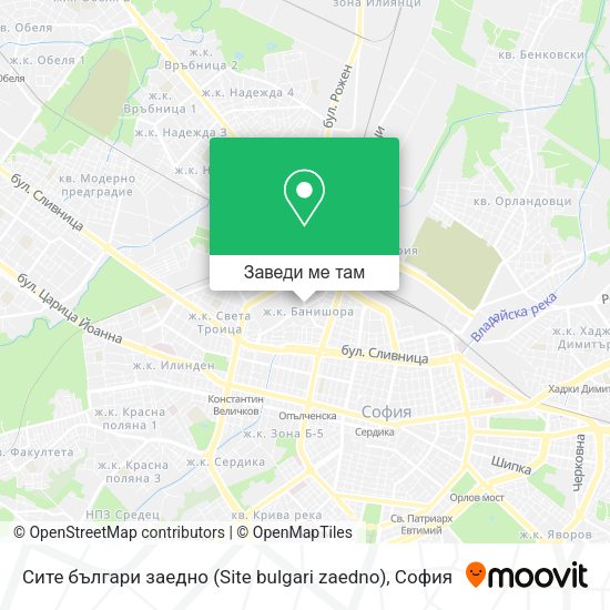 Сите българи заедно (Site bulgari zaedno) карта