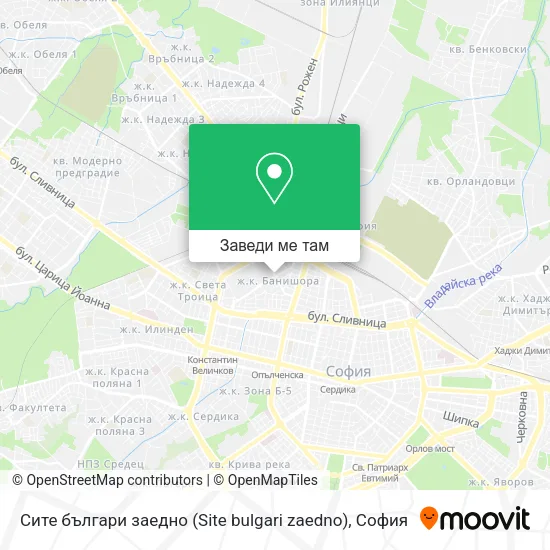 Сите българи заедно (Site bulgari zaedno) карта
