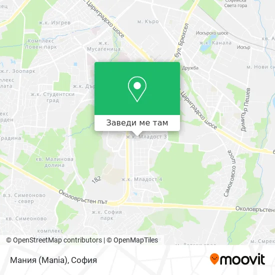 Мания (Mania) карта