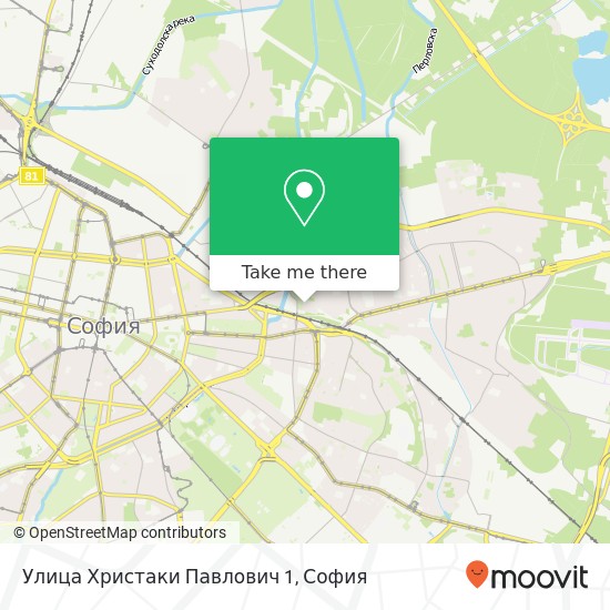 Улица Христаки Павлович 1 карта