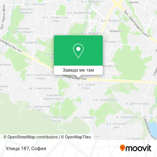 Улица 187 карта
