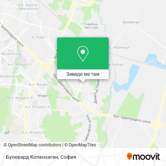 Булевард Копенхаген карта