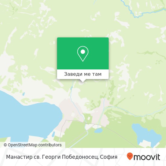 Манастир св. Георги Победоносец карта
