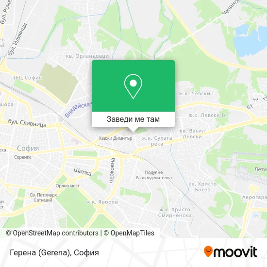 Герена (Gerena) карта