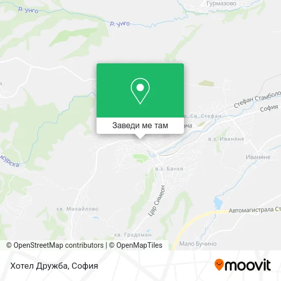 Хотел Дружба карта