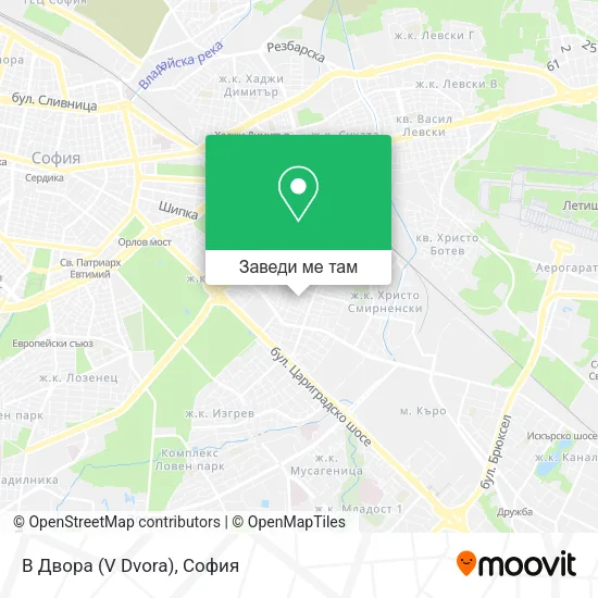 В Двора (V Dvora) карта
