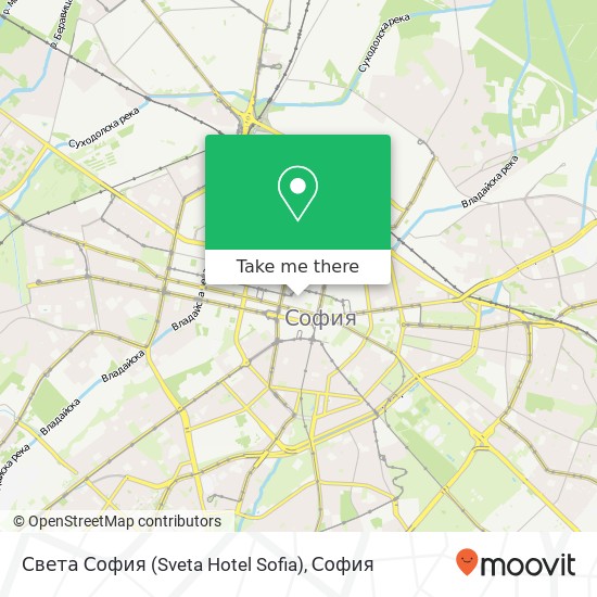Света София (Sveta Hotel Sofia) карта