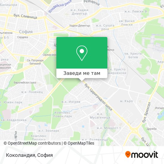 Коколандия карта