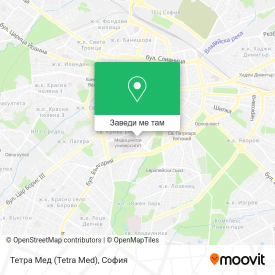 Тетра Мед (Tetra Med) карта