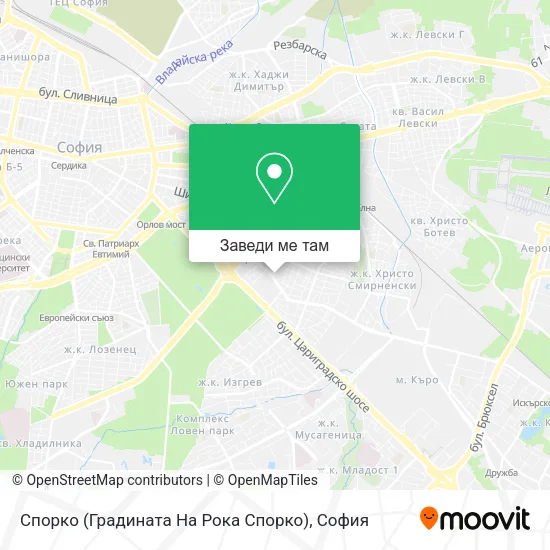 Спорко (Градината На Рока Спорко) карта