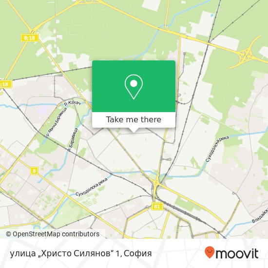 улица „Христо Силянов“ 1 карта