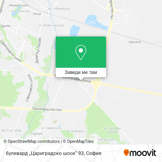 булевард „Цариградско шосе“ 93 карта