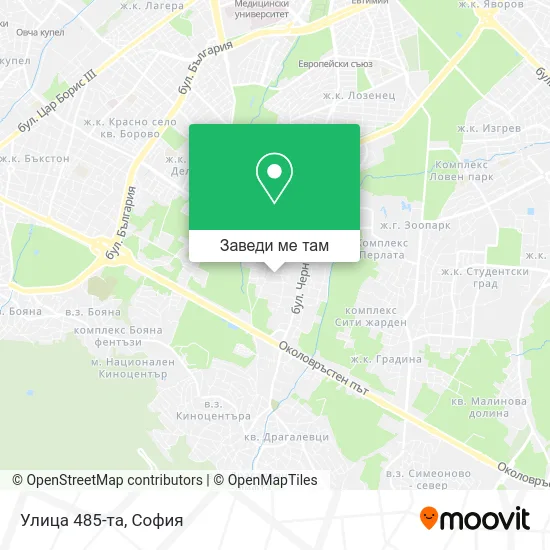 Улица 485-та карта