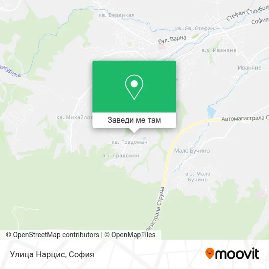 Улица Нарцис карта