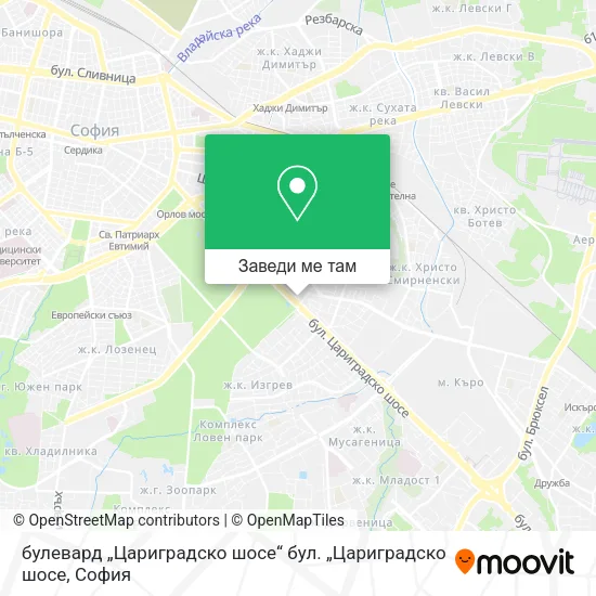 булевард „Цариградско шосе“ бул. „Цариградско шосе карта