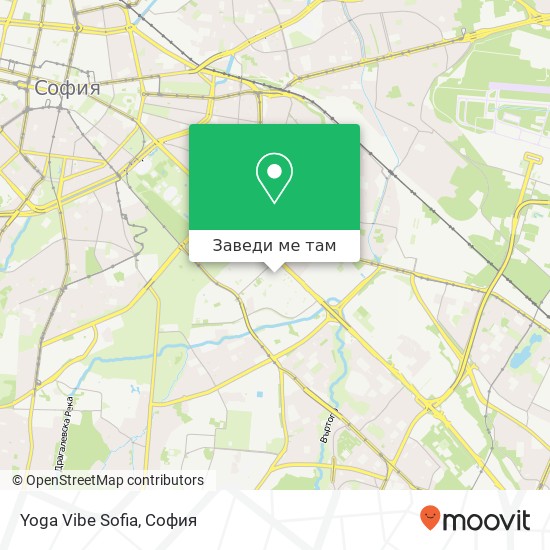 Yoga Vibe Sofia карта