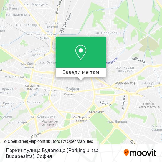 Паркинг улица Будапеща (Parking ulitsa Budapeshta) карта