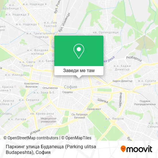 Паркинг улица Будапеща (Parking ulitsa Budapeshta) карта