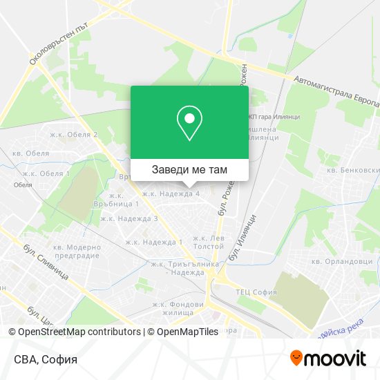 СВА карта