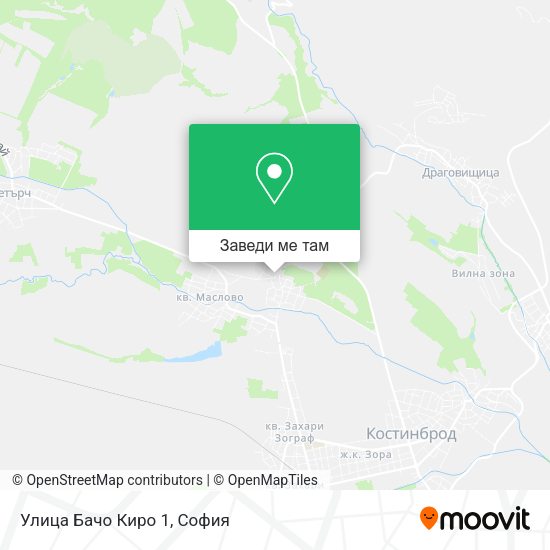 Улица Бачо Киро 1 карта
