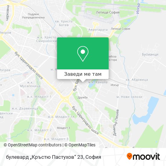 булевард „Кръстю Пастухов“ 23 карта