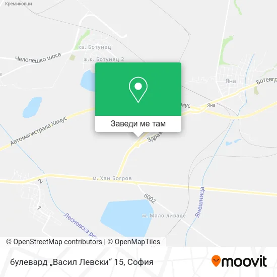 булевард „Васил Левски“ 15 карта
