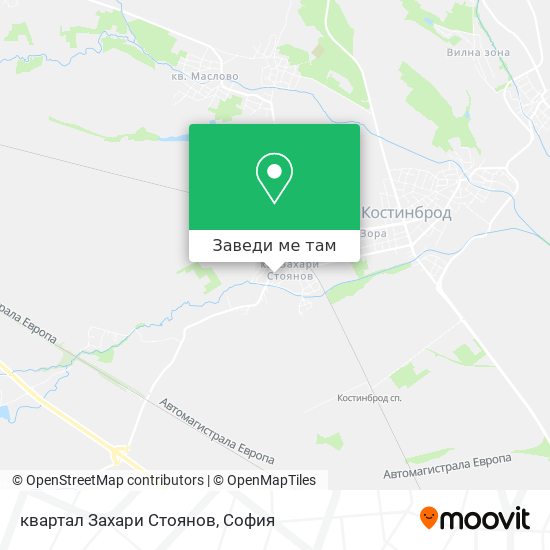 квартал Захари Стоянов карта