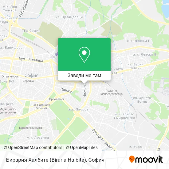 Бирария Халбите (Biraria Halbite) карта