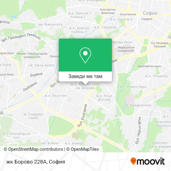 жк Борово 228А карта