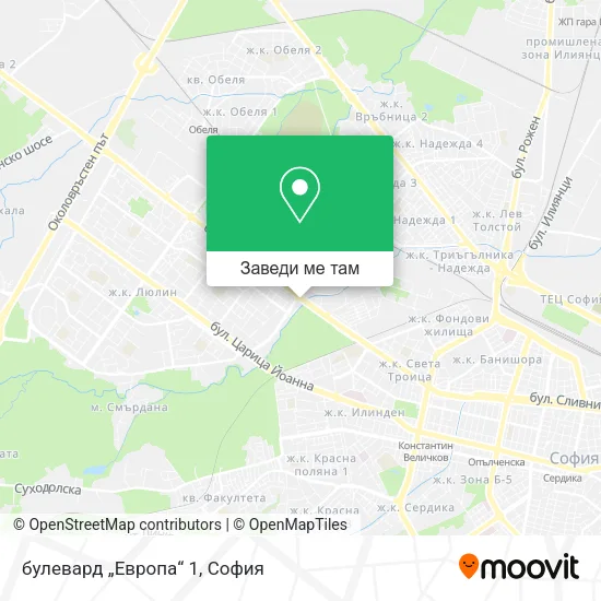 булевард „Европа“ 1 карта