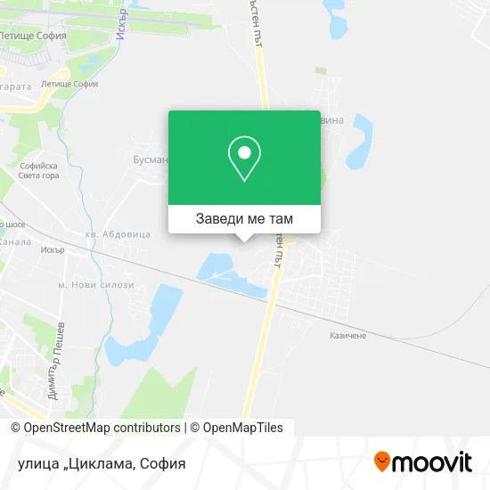 улица „Циклама карта