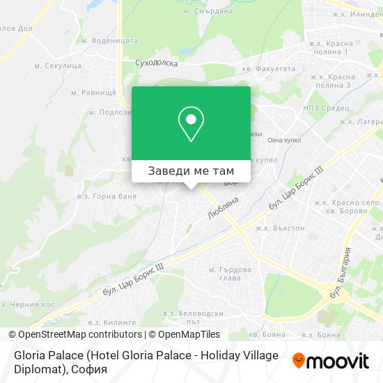 Gloria Palace (Hotel Gloria Palace - Holiday Village Diplomat) карта