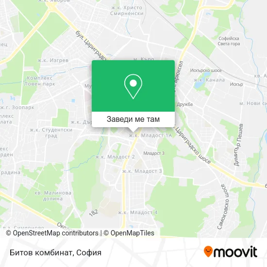 Битов комбинат карта