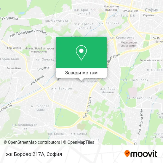 жк Борово 217А карта