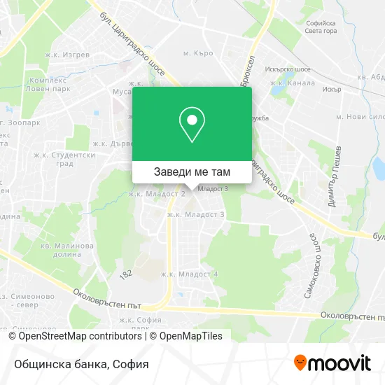 Общинска банка карта