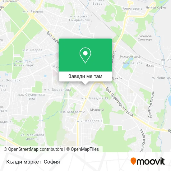 Кълди маркет карта