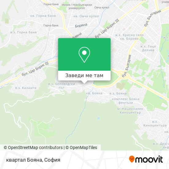 квартал Бояна карта