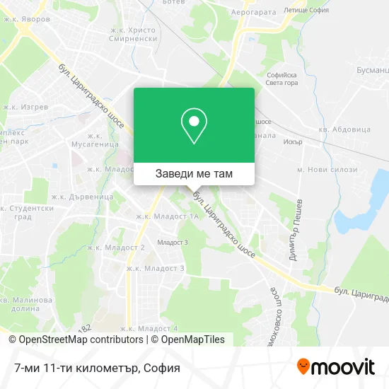 7-ми 11-ти километър карта