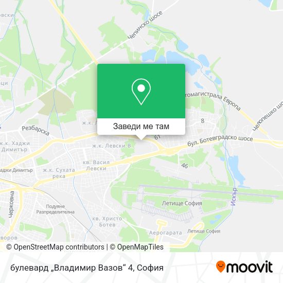 булевард „Владимир Вазов“ 4 карта