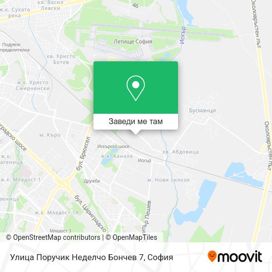 Улица Поручик Неделчо Бончев 7 карта