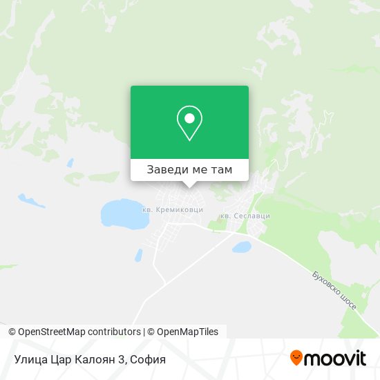 Улица Цар Калоян 3 карта
