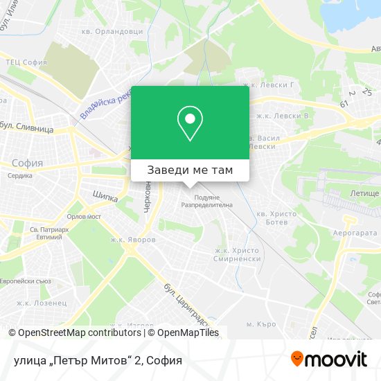 улица „Петър Митов“ 2 карта