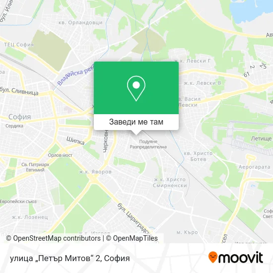 улица „Петър Митов“ 2 карта